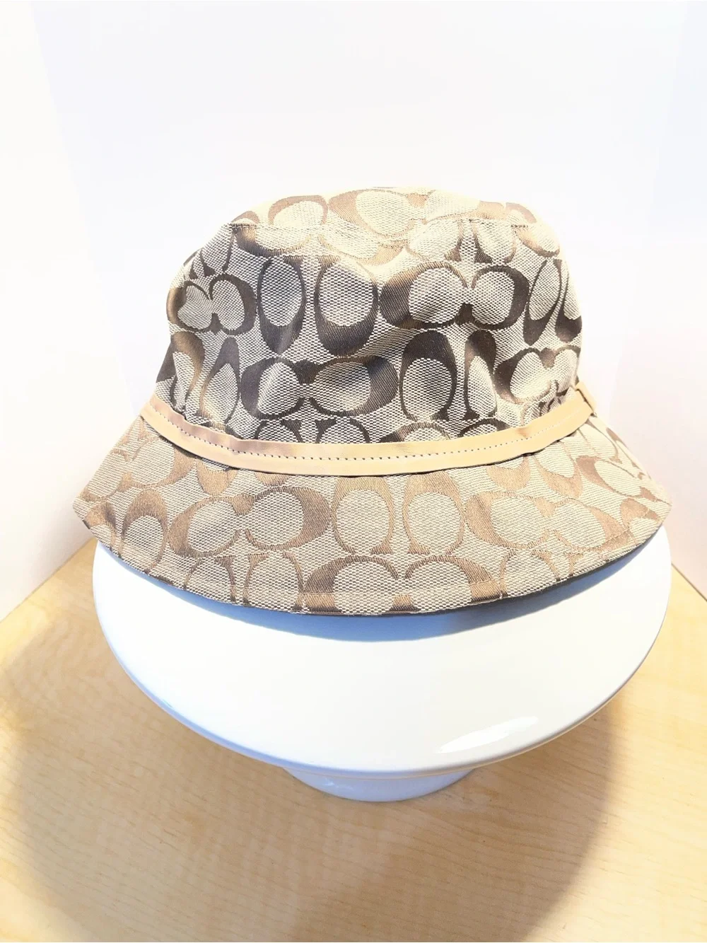 Coach Signature Bucket Hat Size Small - Brand New **